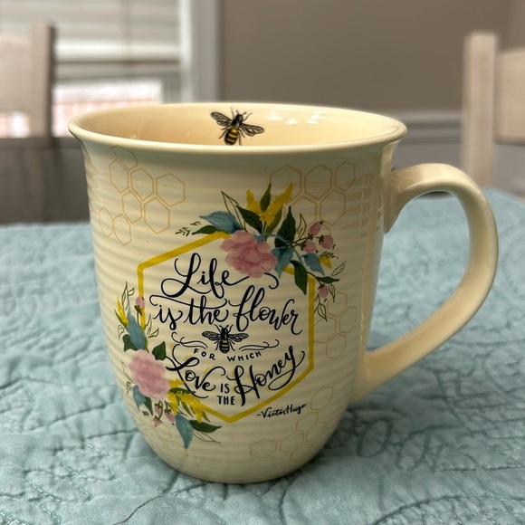 Madison Studio Bumble Bee and Flowers Coffee Cup/Mug. Victor Hugo. - Picture 1 of 7